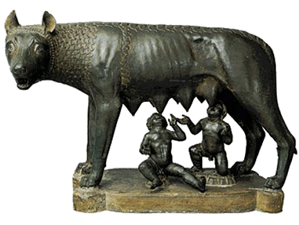 Rome Symbol - Myth She Wolf